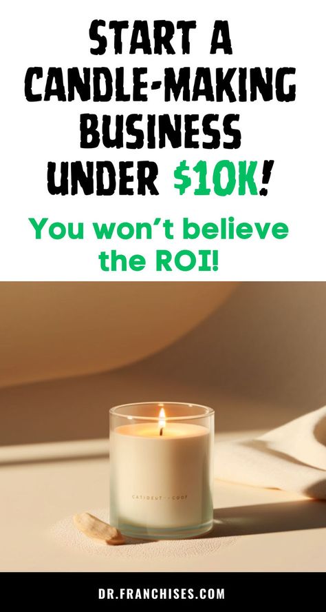 If you want to start a business with an investment cost under $10K and a potential for high returns and good income, then starting a candle-making business could be ideal for you. Read our full blog now and find out how much you can make in this business. Best Business Ideas, Candle Making Business, Making Candles, To Start A Business, Start A Business, Business Idea, Be The Best, Way To Make Money, Candle Making