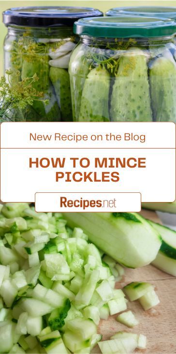 Want to mince dill pickles like a pro? Follow this easy guide to elevate your pickle recipes homemade style! Whether you're using homemade dill pickles or refrigerator dill pickles, this method ensures perfectly minced pickles every time. Use your favorite pickling spices to add an extra kick, and enjoy the fresh taste of homemade refrigerator pickles. Perfect for any homemade pickles dill lover! Visit Recipes.net for more refrigerator pickles easy recipes! Homemade Dill Pickles, Homemade Refrigerator Pickles, Refrigerator Dill Pickles, Pickling Spices, Refrigerator Pickles Dill, Homemade Pickles Dill, Pickle Recipes Homemade, Pickle Recipes, Refrigerator Pickles