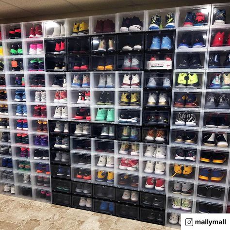 Sneaker Room, Best Shoe Rack, Sneakerhead Room, Shoe Containers, Hypebeast Room, Shop Shoe, Shoe Room, Leather Watch Box, Closet Shoe Storage