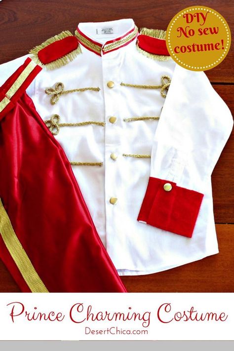 Diy Prince Charming Costume, Prince Charming Outfit, Prince Charming Costume, Sew Halloween Costume, Characters Cosplay, Royal Costume, Costume Carnaval, Princess Halloween, Fairy Tale Costumes