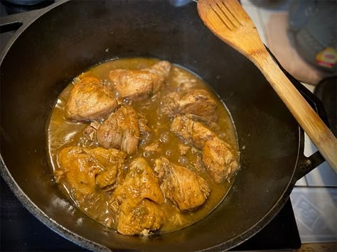 Southern Stewed Chicken, Rice And Gravy Cajun, Cajun Chicken Stew, Stewed Chicken Southern, Cajun Gravy Popeyes, Old Fashioned Chicken Stew, Southern Style Stewed Chicken And Rice, Stew Chicken Recipe Southern, Smothered Okra New Orleans