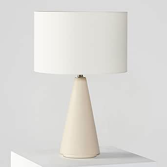 Lamps For Girls Bedroom, Girls Lamp, Nightstand Desk, White Cement, Light For Living Room, Lamp Modern, Led Table, White Lamp, Led Table Lamp