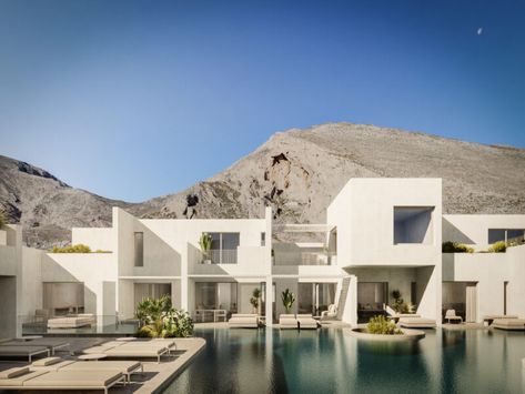 Vineyard House, Dunes House, Architectural Firm, Open Market, Old Factory, Wine Store, Small Hotel, Architecture Firm, Santorini