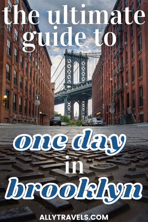 Spending one day in Brooklyn should be a requirement for all NYC tourists. Just follow my guide to find all the things in Brooklyn that you don’t want to miss. Brooklyn Things To Do, Brooklyn Guide, Nyc Travel Guide, Nyc Guide, New York City Vacation, New York Vacation, Visiting Nyc, New York City Travel, Visit New York