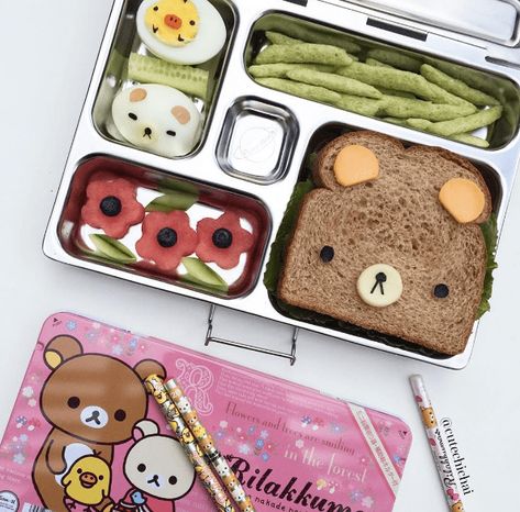 10 CUTE BENTO LUNCH BOX IDEAS FOR KIDS INSPIRED BY INSTAGRAM Cute Bento Lunch, Bento Lunch Box Ideas, Bento Box Lunch For Adults, Lunch Box Ideas For Kids, Healthy Bento Lunches, Box Ideas For Kids, Bento Box Lunch For Kids, Bento Box Recipes, Bento Kids