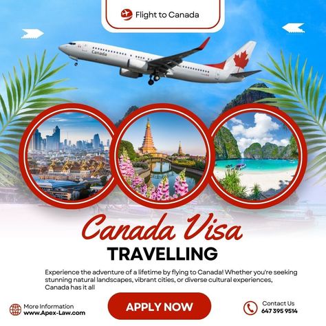 Unlock Your Canadian Adventure: 🌟 Easy Visa, Endless Possibilities! 🌎 Discover the beauty of Canada with ease! Our streamlined visa services make your dream journey stress-free. Enjoy quick approvals and expert guidance every step of the way. Don't miss out on this opportunity to explore Canada's breathtaking landscapes. Click now to start your adventure! 🌟✈️ #CanadaVisa #traveleasy#visa#travelling#canada Travelling Canada, Explore Canada, Cultural Experience, Breathtaking Landscapes, Canada Travel, Endless Possibilities, All Over The World, Your Dream, Dreaming Of You