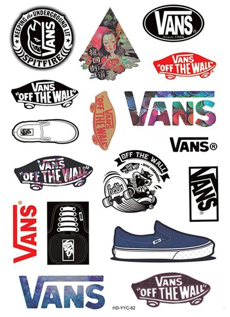 Stickers Vans, Aesthetic Vans, Sticker Suitcase, Sticker Skateboard, Vans Skateboard, Suitcase Stickers, Surf Stickers, Skate Stickers, Stickers Cool