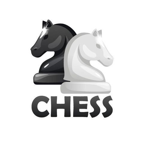 LOGO CHESS GAME and Knights chess figures for chess strategy board game Chess Logo, Chess Strategy, Chess Figures, Knight Chess, Chess Strategies, Knight Logo, Chess Master, Strategy Board Games, Number Tracing