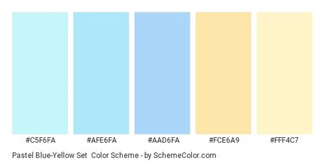 Sky Blue Yellow Color Palette, Light Blue Yellow Color Palette, Blue Yellow Colour Palette, Pastel Yellow Palette, Blue Yellow Color Palette, Yellow And Blue Color Palette, Blue And Yellow Palette, Blue And Yellow Pastel, Blue And Yellow Color Palette