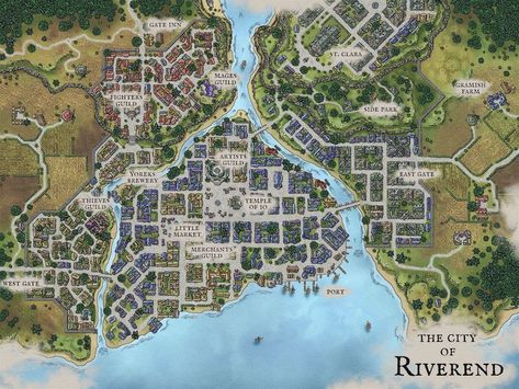 Kingdom Layout, Fantasy City Map, Fantasy Map Making, Dnd World Map, Building Map, Fantasy Town, Fantasy World Map, Tabletop Rpg Maps, Map Pictures