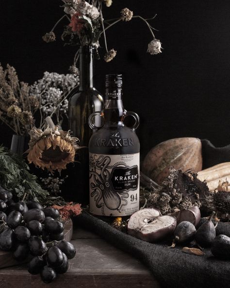 Life is futile against the power of The Kraken.  #RELEASETHEKRAKEN #KrakenRum #Rum #TheKraken Rum Aesthetic, Rum Astetic, Kraken Rum Tattoo, Kracken Rum, Rum Product Photography, Rum Bottle Photography, The Kraken Rum, Kraken Rum, Appleton Estate