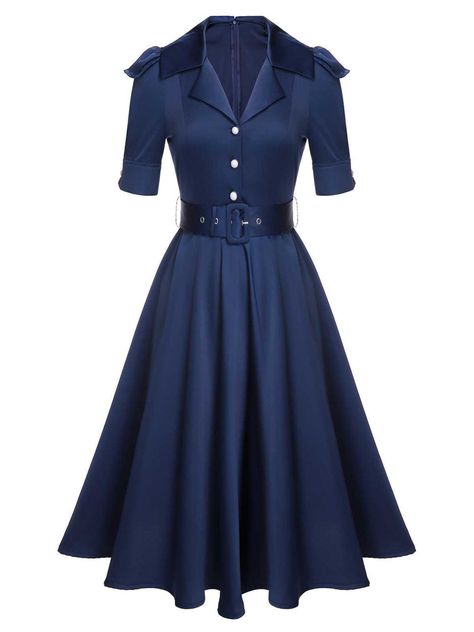 59s Fashion, 1940s Fashion Women Dress, 1940s Winter Fashion, 1938 Fashion, 40s Outfits, 1940s Fashion Women, Lapel Dress, 1940s Fashion Dresses, Retro Stage