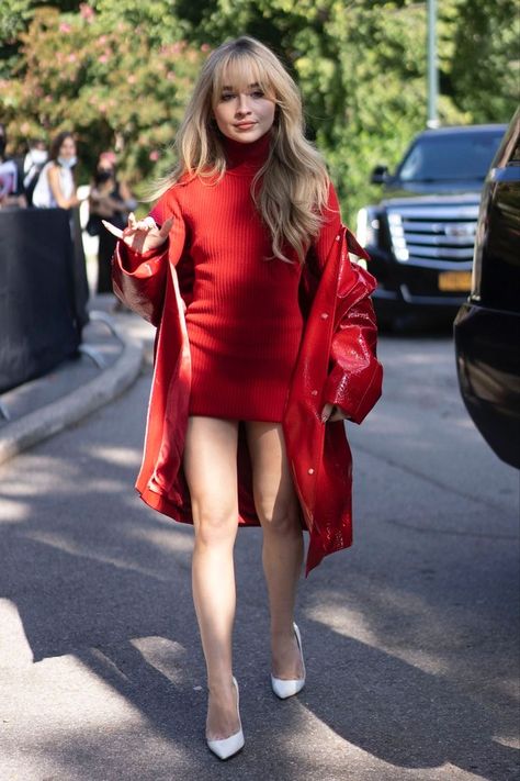 Sabrina Carpenter Style, Sabrina Carpenter Outfits, Michael Kors Fashion, Outfit Look, Celebrity Outfits, Elegant Outfit, Sabrina Carpenter, Christmas Outfit, Celebrity Style