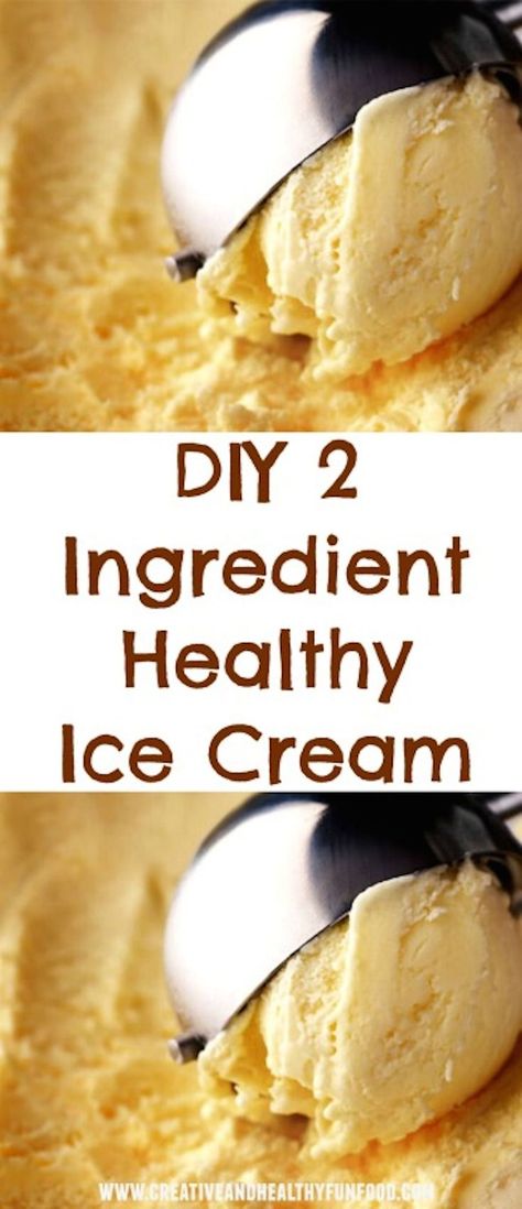 Do you love ice cream but feel guilty after eating it? Try this Easy DIY 2 Ingredient Healthy Ice Cream recipe and enjoy a healthy treat! #love #healthy #treats #icecream #recipe #kids #2ingredient #dessert #DIY  via @creativehealthyfamily Ice Cream Diy, Healthy Ice Cream Recipes, Diy Treats, Healthy Ice Cream, Healthy Treat, Love Ice Cream, Ice Cream Recipe, 2 Ingredient, Cream Recipes