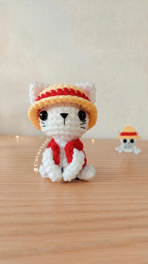 One Piece Anime Crochet Pattern, Crochet Anime Pattern, Jjk Crochet, Crochet Anime Characters, One Piece Crochet Pattern, Anime Crochet Patterns Free, One Piece Amigurumi, One Piece Crochet, Anime Crochet