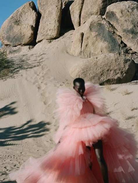 Pink Maximalist, Desert Editorial, Tulle Fashion, Maximalist Fashion, Jeanne Lanvin, Fashion Photography Inspiration, Shoot Inspiration, Fashion Photography Editorial, Nyc Fashion