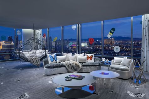 New Las Vegas hotel suite priced at $100,000 a night Las Vegas Suites, Palms Casino Resort, Burj Al Arab, Vegas Hotel, Damien Hirst, Relaxation Room, The Palms, Casino Night, Casino Royale