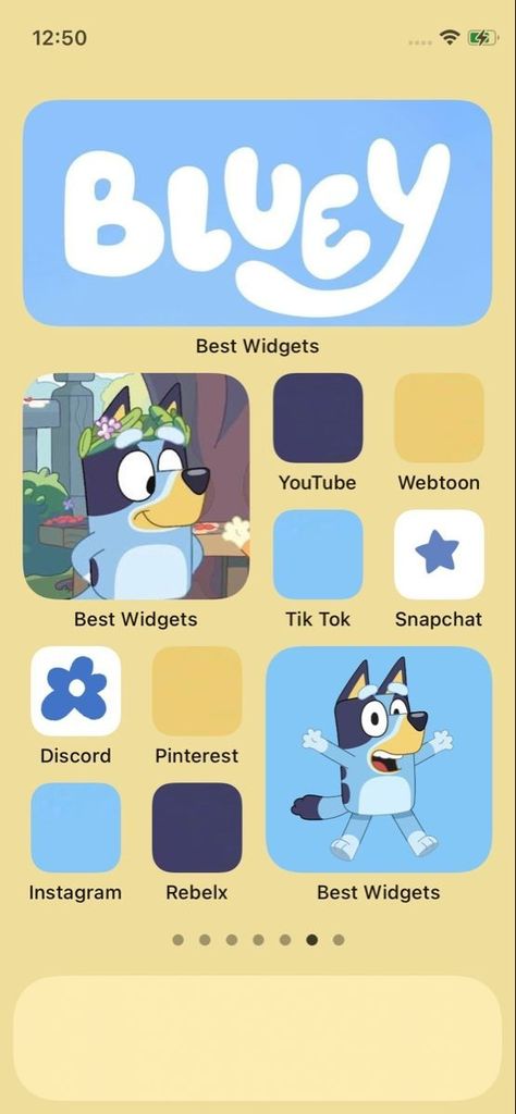 Bluey Homescreen Layout, Bluey Themed Phone, Bluey Aesthetic Wallpapers, Bluey Phone Themes, Bluey Widgets Medium, Bluey Wallpaper Aesthetic Cute, Bluey Widget, Bluey Icons, Bluey Wallpaper