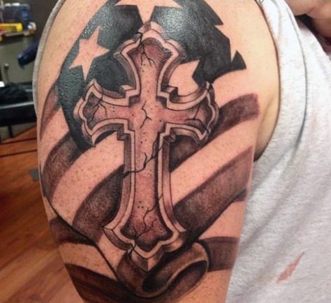 The simplest definition of faith is the belief in things not seen. It is a complete trust in God or even doctrines of a particular religion. One does not need to have proof of the… Luke Tattoo, Land Tattoos, Cool Cross Tattoos, Guy Tattoos, Christian Cross Tattoos, Aj Tattoo, Faith Tattoos, Men's Tattoo, Mens Tattoos