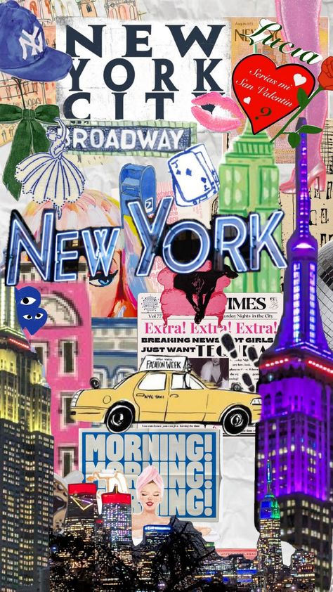 new york city wallpaper? #nyc #newyork #wallpaper #art #vibes 2 People Wallpaper Iphone Wallpapers, New York Or Nowhere Wallpaper, Phone Wallpaper New York, Nyc Wallpaper Aesthetic, Nyc Wallpaper Iphone, New York Wallpaper Iphone, New York Background, New York City Collage, Ny Wallpaper