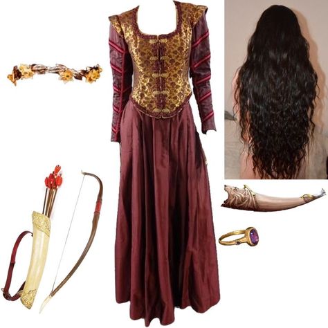 Vestidos Medieval, Narnia Outfits, Narnia Dresses, Targaryen Fashion, Historical Outfits, Dream Costume, Susan Pevensie, Dresses Polyvore, Fantasy Dresses