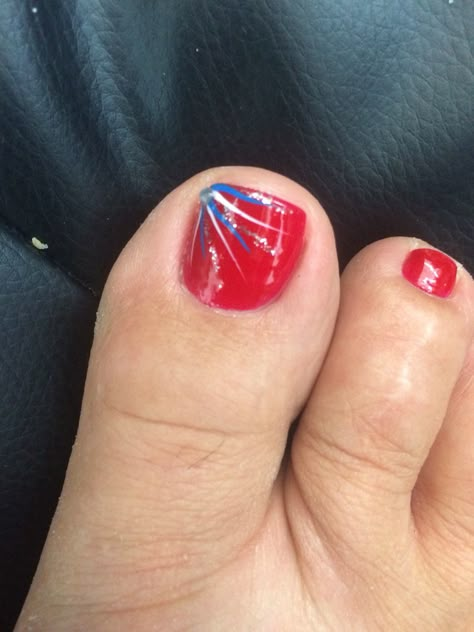 Red White Blue Pedicure Ideas, 4 Of July Toe Nails, Firework Pedicure, 4th Of July Nails Toes, Fourth Of July Toes Nails, Patriotic Nail, July Toe Nails, Patriotic Pedicure 4th Of July, Patriotic Toe Nail Designs