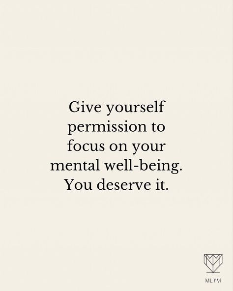 Sometimes we need a reminder: it’s okay to prioritize your mental well-being. Give yourself permission to slow down, recharge, and focus on what you need. You deserve this care just as much as anyone else. 💛 #MentalWellness #SelfCare #MLYM #MindfullyLovingYourMindset Just Be Yourself Quotes, Just Be You Quotes, Give Yourself Permission, Just Be Yourself, Yourself Quotes, How To Give, Just Be You, You Deserve It, Focus On Yourself