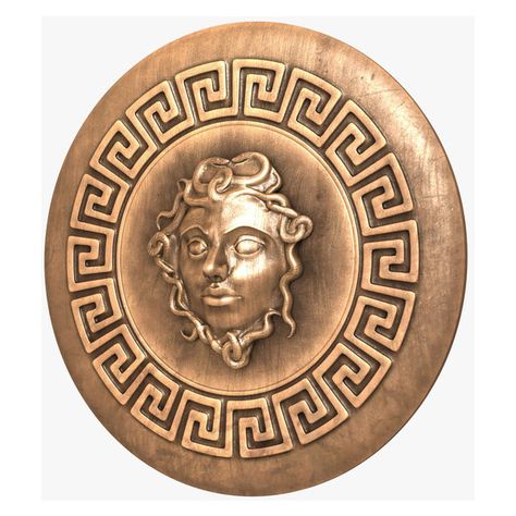 Greek Shield, Medusa Hair, Athena Goddess Of Wisdom, Head Of Medusa, Medusa Art, Greek Mythology Tattoos, Spartan Helmet, Greek Vases, Mythology Tattoos