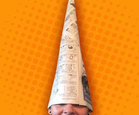 8 Simple Newspaper Hat Tutorials - Instructables Paper Hat Diy, Classic Wizard, Newspaper Hat, Tea Hats, Paper Hats, Dramatic Play Preschool, Crazy Hat Day, Hat Day, Girl Scout Ideas