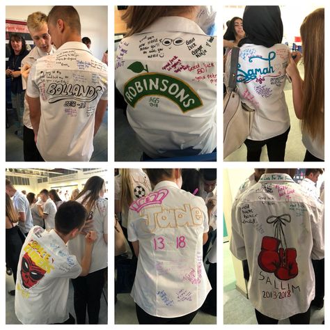 Y11 Leavers Shirts Ideas, Cool Leavers Shirt Designs, Leavers Shirt Designs Diy, Y11 Leavers Shirts, Year 11 Leavers Shirt Ideas, Leavers Day Shirt Designs, Unique Leavers Shirt Designs, Leavers Shirt Designs, School Leavers