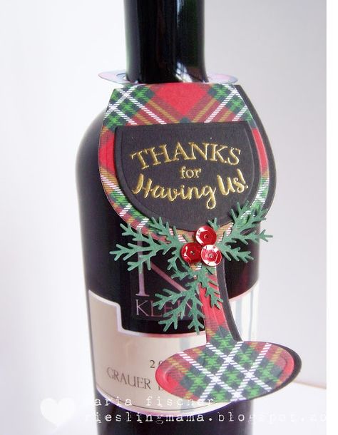 Decorated Wine Bottles, Box Activities, Wine Bottle Gift Tags, Wine Bottle Project, Wine Bottle Box, Wine Gift Tags, Bottle Gift Tags, Wine Glass Tags, Wrapped Wine Bottles