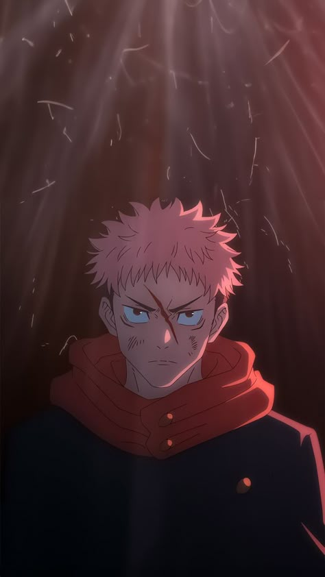 Jujutsu Kaisen Wallpaper, Yuuji Itadori, Dragon Ball Painting, Iconic Wallpaper, Ju Jitsu, Jujutsu Kaizen, Itadori Yuji, Demon King Anime, Anime Backgrounds Wallpapers