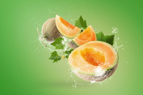 Water splashing on sliced of japanese me... | Premium Photo #Freepik #photo #food #water #circle #wave Melon Water, Green Melon, Water Splashing, Levitation Photography, Mango Tree, About Water, Air Fryer Recipes Healthy, Coffee Photography, Background Photo