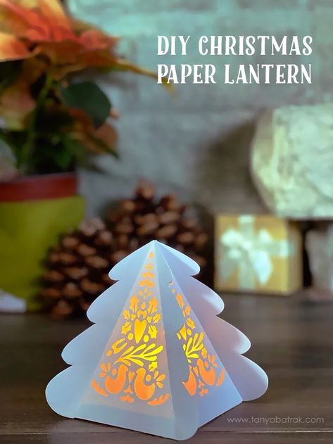 Christmas Paper Lanterns, Diy Christmas Paper, Lantern Svg, Christmas Projects Diy, Paper Lantern, Christmas Dishes, Nordic Christmas, Christmas Characters, Paper Artist