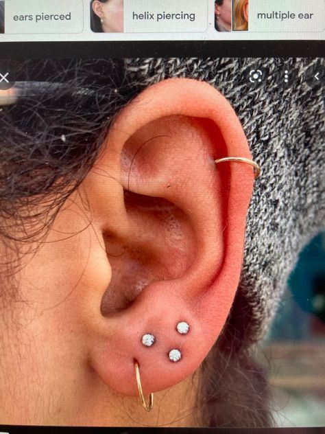 Constellation Lobe Piercing, Constellation Piercing Lobe, Ear Piercing Constellation, Constellation Ear Piercings, Constelation Piercing, Piercing Constellation, Aries Constellation Piercing, Ear Constellation Piercings, Constilation Piercing Lobe