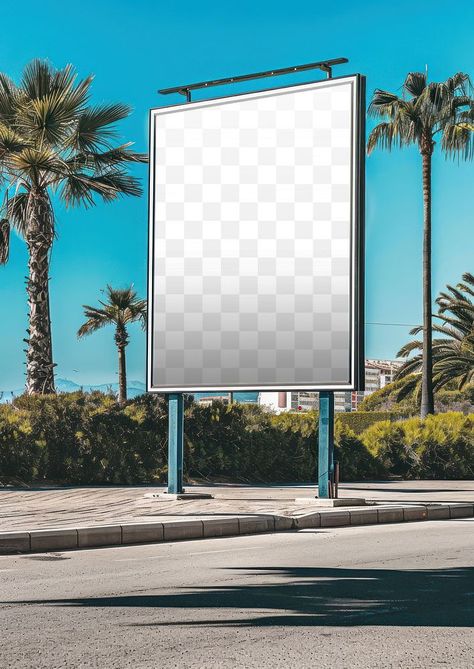 Billboard Design Inspiration, Advertising Billboard, Billboard Mockup, Design Mockup Free, Beach Sign, Element Design, Billboard Design, Sign Mockup, Awesome Designs