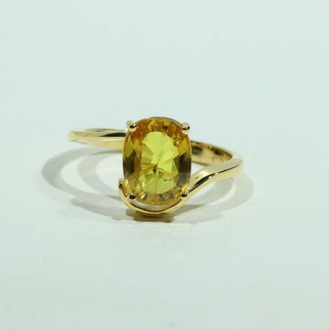 Yellow Sapphire Ring Gold Women, Yellow Sapphire Jewelry, Stylish Engagement Rings, Opal Bangle, Ethiopian Opal Earrings, 18k Gold Engagement Ring, Yellow Sapphire Ring, Engagement Ring Yellow, Diamond Jewelry Earrings