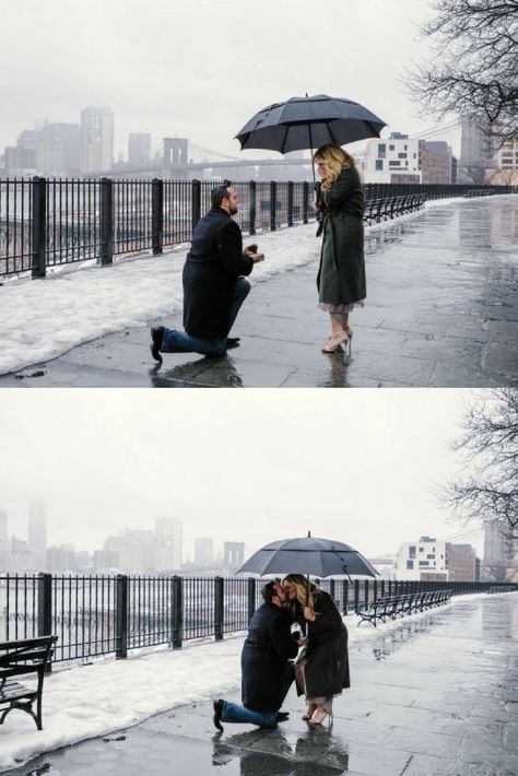 Rain Proposal, Romantic Marriage, Proposal Pictures, Best Wedding Proposals, Marriage Couple, Brown Wedding, Marriage Proposal, My Dream Came True, So In Love