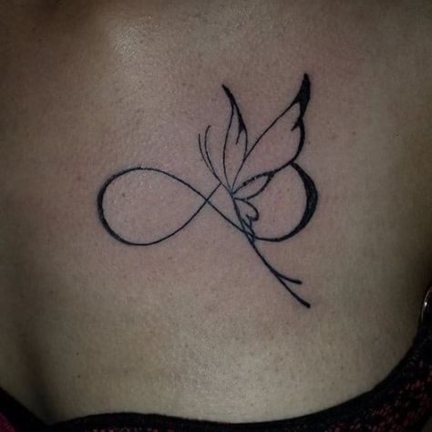 160+ Infinity Tattoo With Names, Dates, Symbols And More (For Women) Butterfly Infinity Tattoo, Infinity Butterfly Tattoo, Infinity Butterfly, Infinity Tattoo On Wrist, Infinity Symbol Tattoo, Butterfly Tattoo Meaning, Infinity Tattoo Designs, Tattoo Butterfly, Butterfly Tattoos For Women