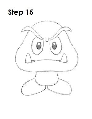 How to Draw Goomba 15 Drawing Ideas Super Easy, Disney Character Drawings Sketches, Goomba Drawing, Super Mario Sketch, Cartoon Character Drawings, Bowser Drawing, Luigi Drawing, Easy Cartoon Characters To Draw, Yoshi Drawing