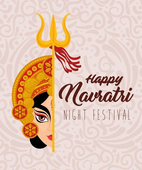 Nava Durga, Navratri Poster, Navratri Celebration, Durga Face, Celebration Poster, Little Krishna, Special Images, Navratri Special, Become Better