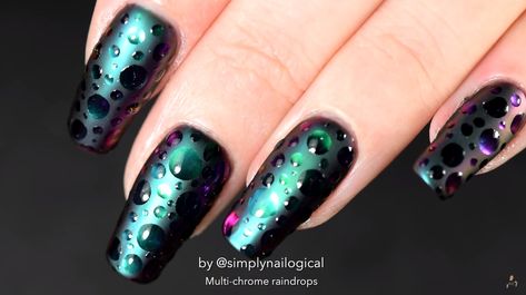 Simply Nailogical, Holo Taco, Hey Gorgeous, Chrome Nails, Rain Drops, Art Stuff, Mary Janes, Acrylic Nails, Hair Makeup