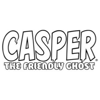 Casper the Friendly Ghost White Logo Casper Logo, Wonder Man, Ghost White, Childhood Cartoons, Casper The Friendly Ghost, Friendly Ghost, Man Clothing, Batman Superman, Logo Collection