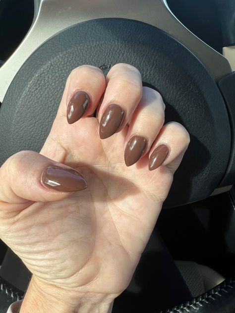 Dnd 319 Coffee Bean, Dnd Coffee Bean, Dnd Polish, Coffee Bean, Fall 2024, Coffee Beans, Short Nails, Nails, Coffee