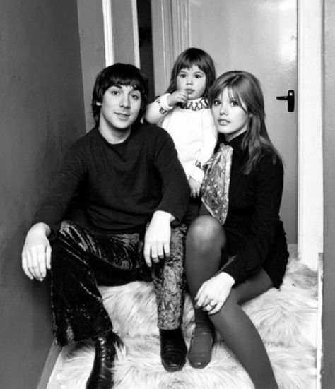 Keith Moon, Kim Kerrigan, and Amanda Moon {1967} Kim Kerrigan, 70s Couples, Mods And Rockers 1960s, Keith Moon 60s, 70s Couple, Keith Moon John Entwistle, Kim Moon, George Harrison Pattie Boyd Honeymoon, John Entwistle