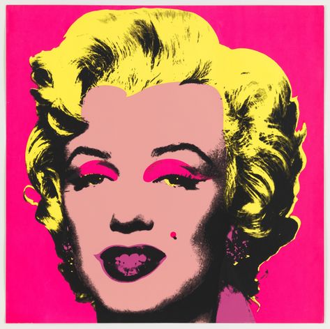 Andy Warhol. Untitled from Marilyn Monroe. 1967 | MoMA  Medium One from a portfolio of ten screenprints  Dimensions composition and sheet: 36 x 36" (91.5 x 91.5 cm)  Publisher Factory Additions, New York  Printer Aetna Silkscreen Products, Inc., New York  Edition 250 Ragazza Pop Art, Andy Warhol Artwork, Warhol Paintings, Andy Warhol Marilyn, Pop Art Girl, Roy Lichtenstein, Pop Art Posters, Paul Gauguin, Lithograph Print