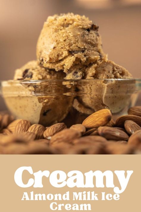 Think you need dairy to enjoy ice cream? Think again! Our Creamy Almond Milk Ice Cream is a dairy-free dream come true. Perfect for vegans or anyone looking to cut back on dairy. Try it today and discover a new favorite! #AlmondMilkIceCream #CreamyDessert #DairyFree #VeganFriendly #CutTheDairy #DeliciousIceCream #HomeMade #HealthyAlternatives #SweetIndulgence #TreatYourself Homemade Almond Milk Ice Cream, Almond Milk Ice Cream, Almond Ice Cream, Make Almond Milk, Ice Cream Ice, Homemade Almond Milk, Milk Ice Cream, Ice Cream At Home, Ice Cream Popsicles