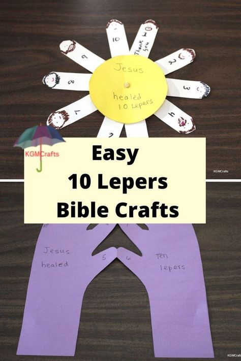 Your Sunday school class will have fun making the ten lepers Bible craft. Perfect for teaching your students to give thanks to God. The Ten Lepers, Thanksgiving God, God Crafts, Bible Crafts Sunday School, Sunday School Projects, Thanksgiving Lessons, Sunday School Curriculum, Preschool Bible Lessons, Thanks To God