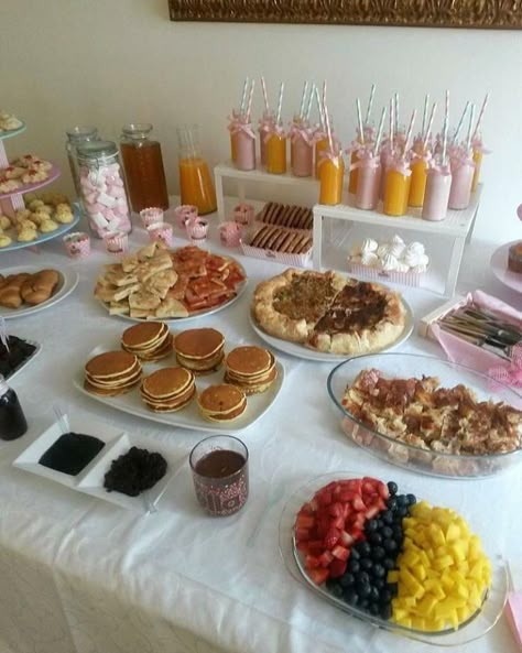 Breakfast Parties, Breakfast Party Ideas, Birthday Breakfast Ideas, Pinterest Breakfast, Brunch Party Decorations, Cute Breakfast, Parties Ideas, Breakfast Party, Birthday Breakfast