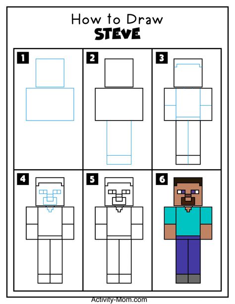 Free Pixel Art Templates, Minecraft Templates Printable, Minecraft Character Drawing, Minecraft Characters Drawings, Drawing Minecraft, Minecraft Arts And Crafts, Minecraft Free Printables, Drawing For Boys, Roblox Activities For Kids